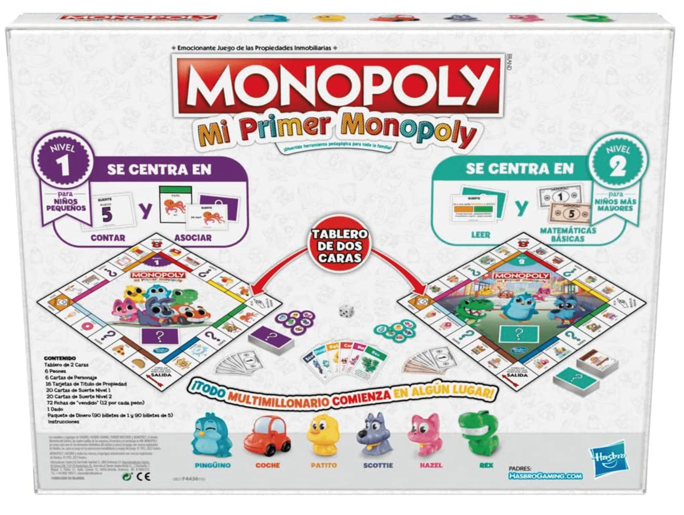 Mi Primer Monopoly parte trasera