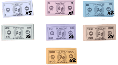 Monopoly deadpool billetes